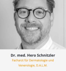 Arztkartei Dr. Hero Schnitzler dermo cemezence center Zürich Copyright 2022 for DocTattooentfernung