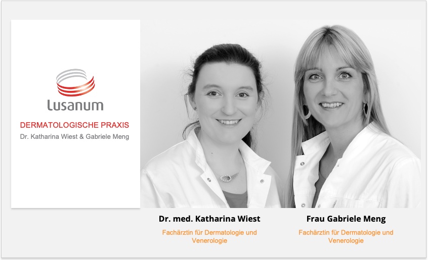 Arztkartei Dr. Katharina Wiest und Frau Gabriele Meng Copyright Lusanum Ludwigshafen 2023 for DocTattooentfernung