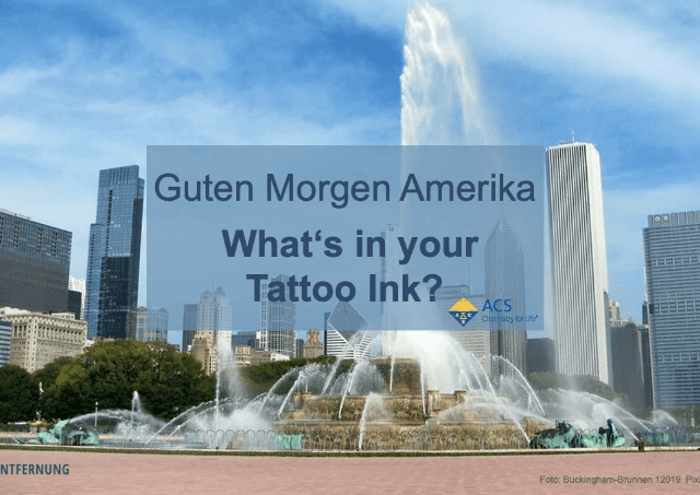 Guten Morgen Amerika – what’s in your Tattoo Ink?