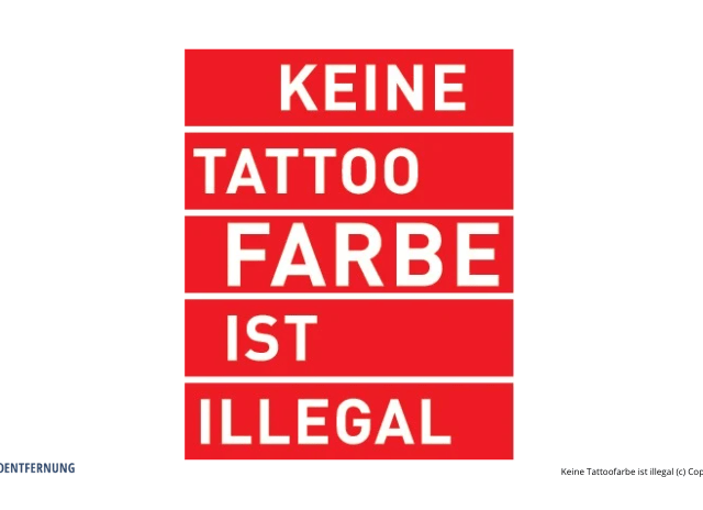 Keine Tattoofarbe ist illegal