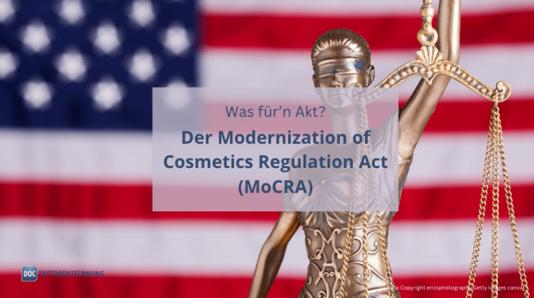 Der Modernization of Cosmetics Regulation Act (MoCRA) Foto Copyright ericsphotography Getty Images canva for Doc Tattooentfernung 2024