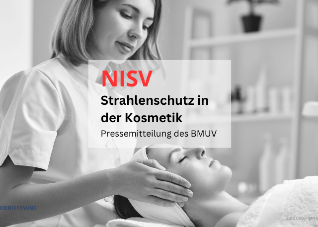 Strahlenschutz in der Kosmetik: Mehr Zeit für das Absolvieren notwendiger Schulungen