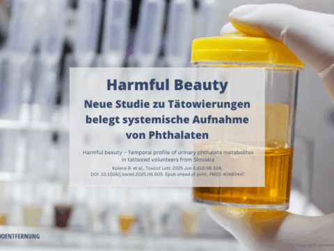 Harmful Beauty - Neue Studie zu Tätowierungen belegt Phthalate Foto Copyright someone25 Getty Images canva for Doc Tattooentfernung 2025