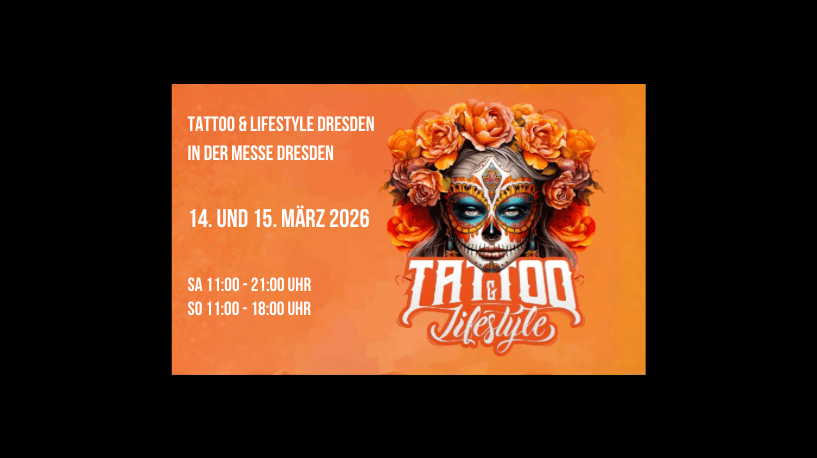 Tattoo und Lifestyle Messe Dresden 2026 Logo Copyright Böhm_Schulz Veranstaltungs UG for Doc Tattooentfernung 2026