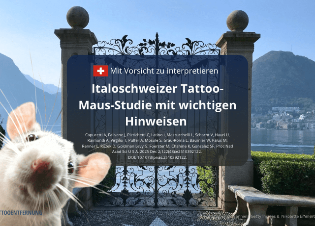 Italoschweizer Tattoo-Maus-Studie mit wichtigen Hinweisen aber mit Vorsicht zu interpretieren