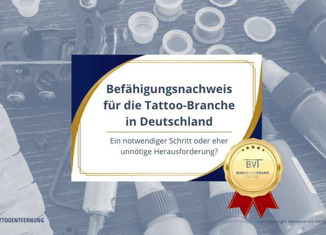 Befähigungsnachweis für die Tattoo-Branche in Deutschland