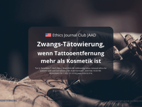 Zwangs-Tätowierung - wenn Tattooentfernung mehr als Kosmetik ist Foto Copyright da-kuk von Getty Images Signature canva for DocTattooentfernung 2026