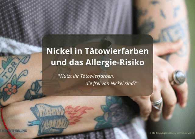 Nickel in Tätowierfarben und das Allergie-Risiko
