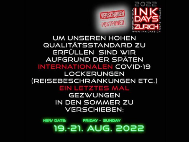 5th Ink Days INTERNATIONAL TATTOO-EXPO ZÜRICH