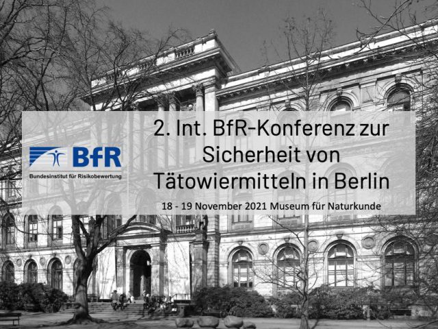 2. internationale BfR-Konferenz zur Sicherheit von Tätowiermitteln in Berlin